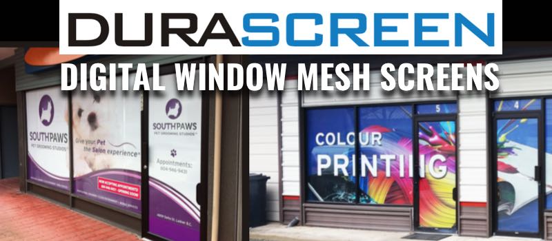 durascreen window signage